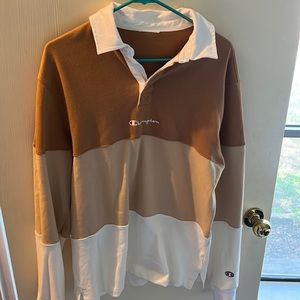 Champion long sleeve collared shirt